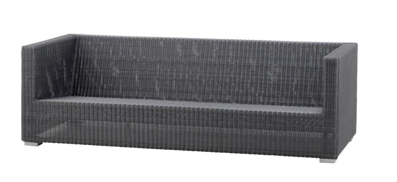 Chester 3-sits soffa - graphite