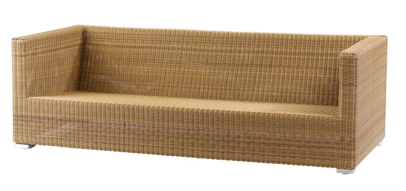 Chester 3-sits soffa - natural