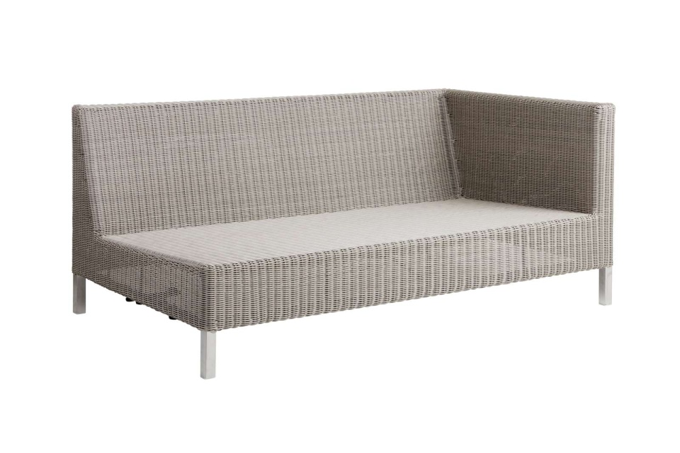 Connect 2-sits modulsoffa vänster - taupe