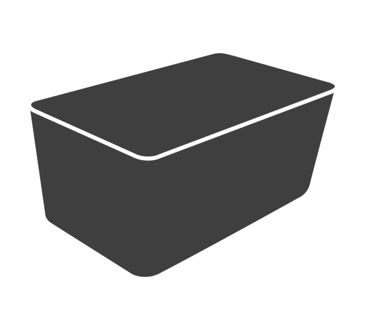 Cover 15: 2-sits soffa (Space/Ocean large) - black