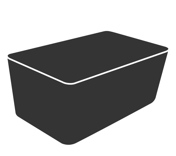 Cover 20: Peacock daybed u/parasoll - black