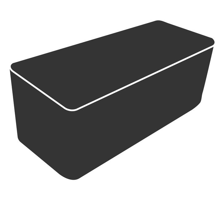 Cover 21: Peacock Wing 3-sits soffa - black