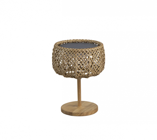 Illusion Glow bordslampa liten - teak