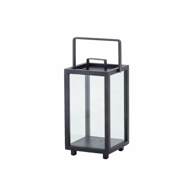 Lighthouse lykta liten - lava grey