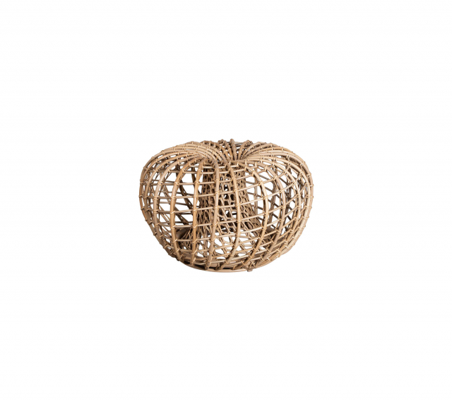 Nest soffbord/fotpall liten - natural