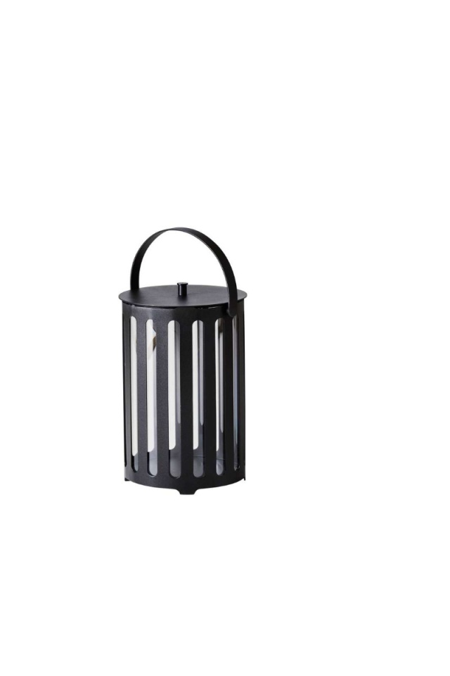 Lighttube lykta liten rund - lava grey