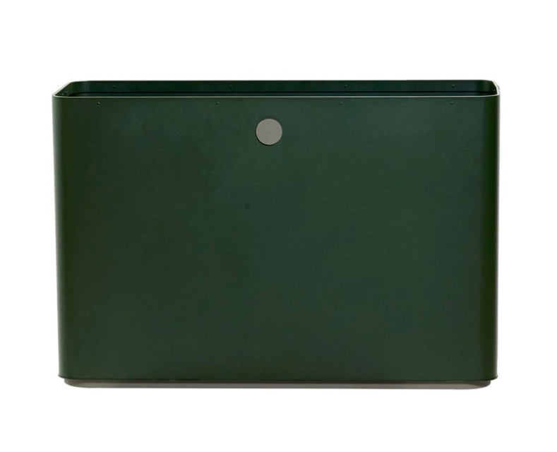 Grow odlingslåda rekt - dark green/taupe