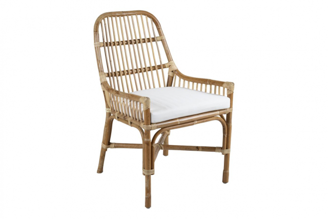 Vallda matstol - natur/offwhite dyna