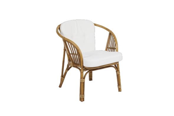 Astrakan fåtölj - rotting/offwhite dyna