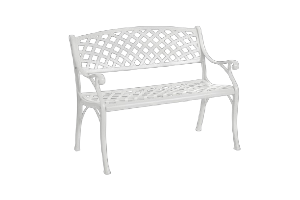 Arras 2-sits soffa - vit