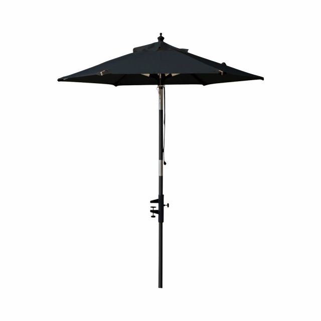 Balcony parasoll Ø 1.8 m - svart
