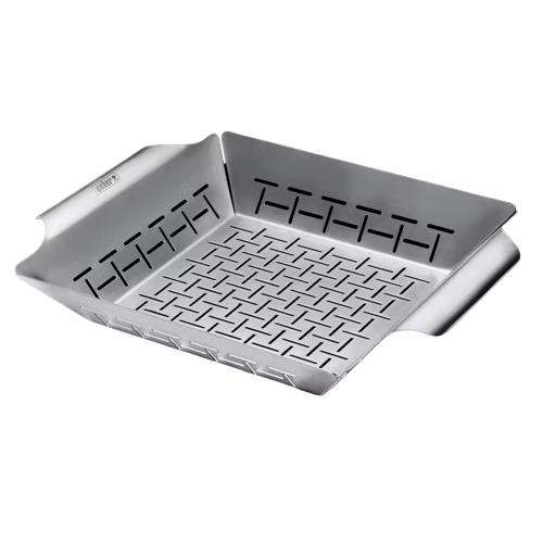 Deluxe Grillkorg - Stor - stainless steel