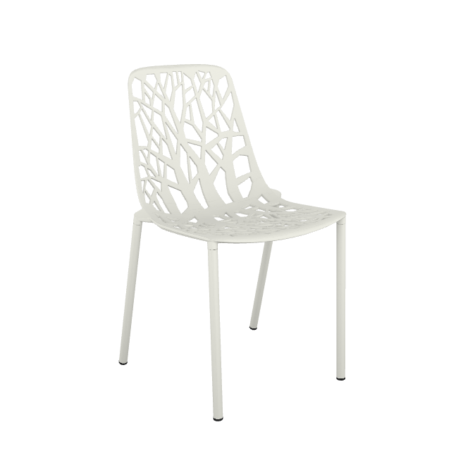 Forest matstol - vit