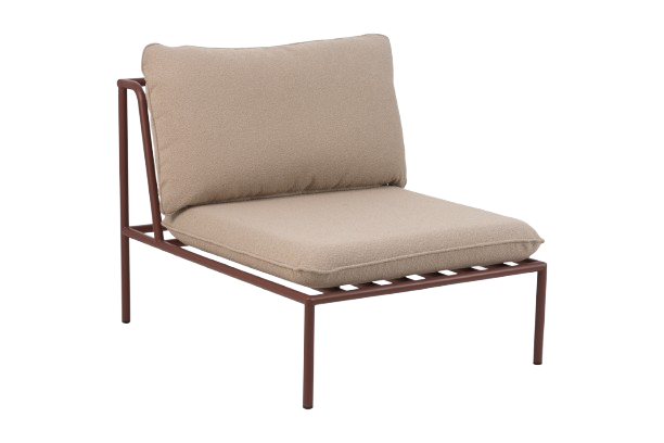 Collier mittdel - zin red/teddy beige dyna