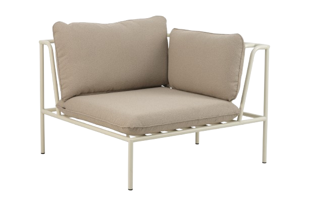 Collier hörndel - pearl white/teddy beige dyna