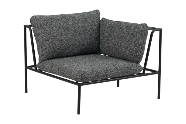 Collier hörndel - svart/teddy ant dyna