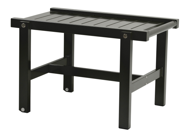 Rullbord aluminium - svart