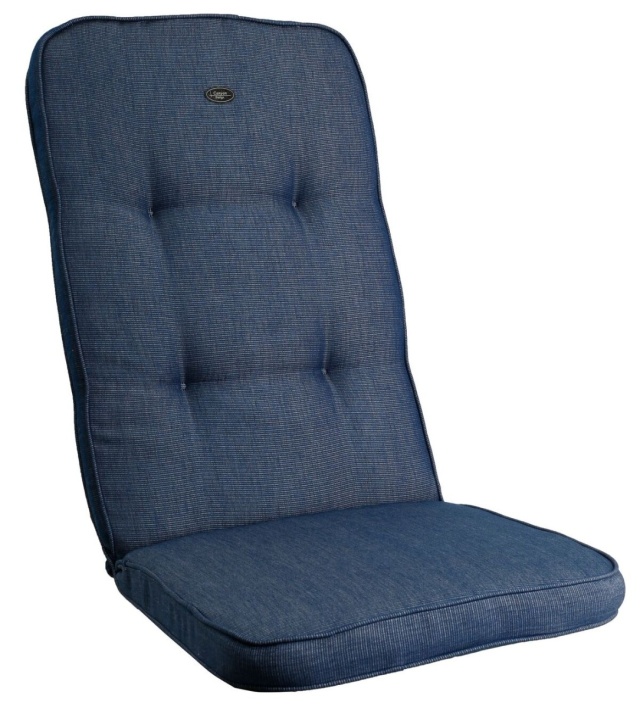 Positionsdyna Canyon Soft, boxsydd - blå struktur