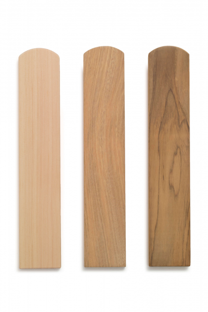Träsats A2 50 cm - obehandlad teak inkl skruv