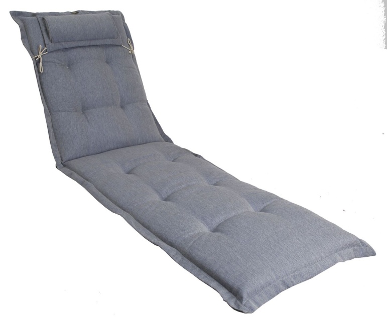 Solvagnsdyna Canyon Soft (tjock) - denimblå struktur