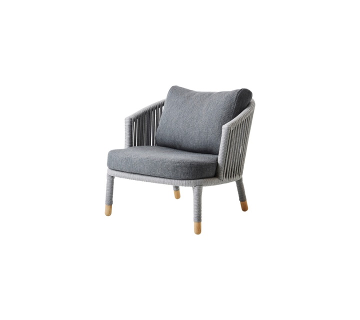 Moments loungefåtölj - grey