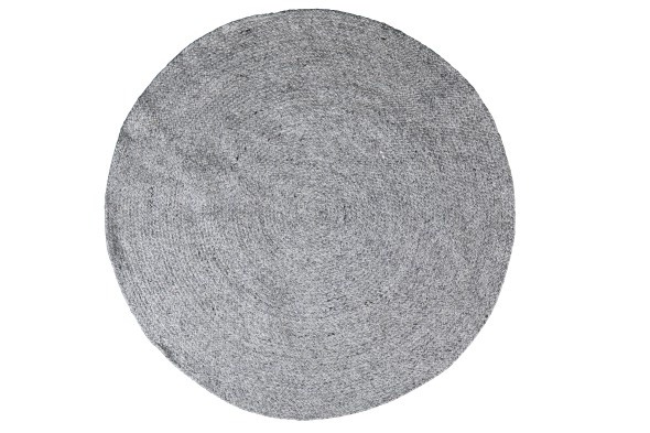 Platani utomhusmatta Ø120 cm - ljusgrå
