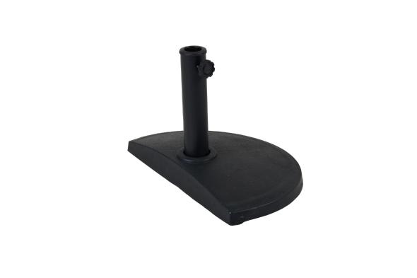 Kvitter parasollfot - svart