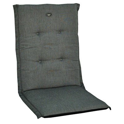 Teakstolsdyna Canyon, låg - granitgrå struktur