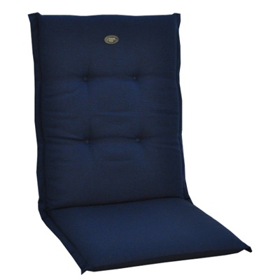 Teakstolsdyna Canyon, låg - blå struktur