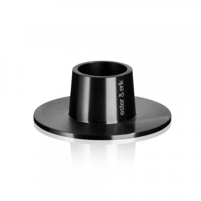 Ljushållare kronljus 2-pack - matt black