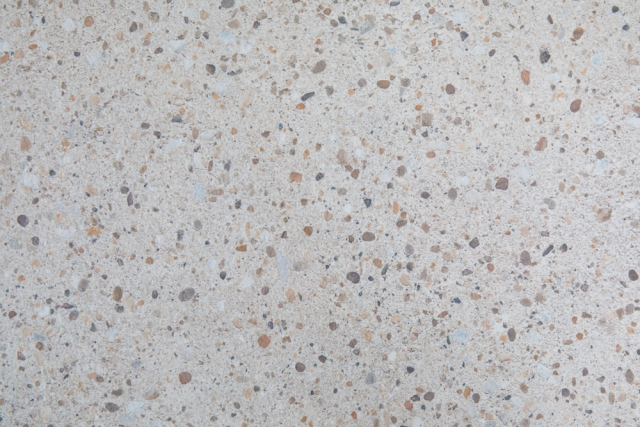 Laminatskiva Ø 70 cm - beige terrazzo 