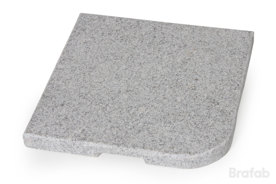 Abetone parasollfotsvikt 25 kg - ljus granit