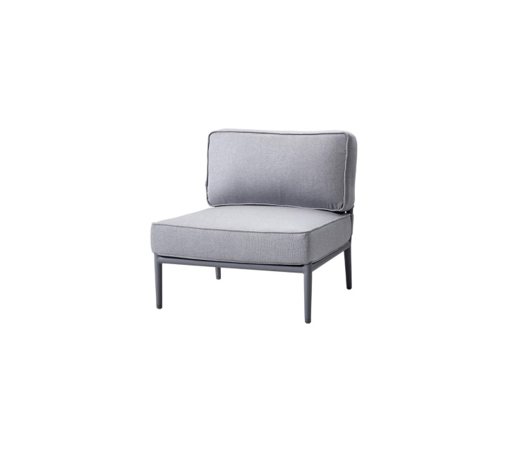Conic mittdel modulsoffa - light grey