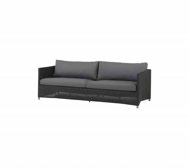 Diamond 3-sits soffa - graphite/grey