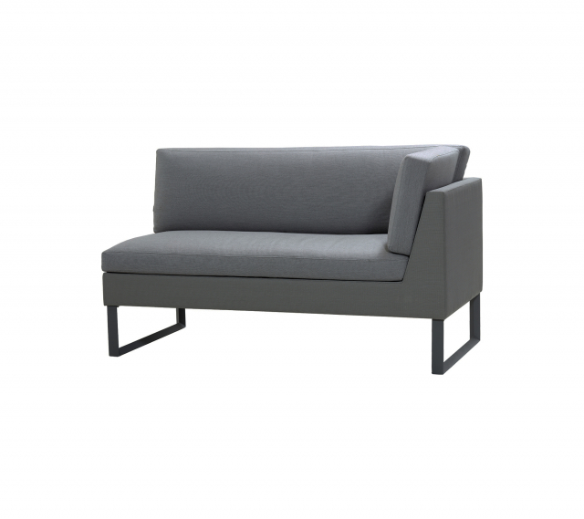 Flex 2-sits modulsoffa vänster - grey