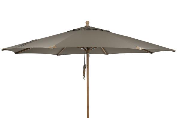 Parma träparasoll Ø 3,5 m - taupe