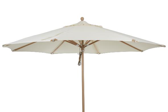 Parma träparasoll Ø 3,5 m - natur