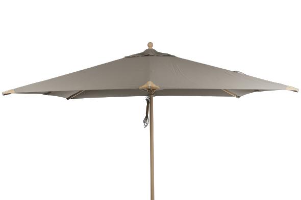 Como träparasoll 3x3 m - taupe