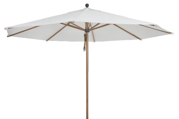 Paliano parasoll Ø 3.5 m alu - natur/vit
