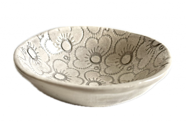 Saltskål Ø 9 cm - warm grey