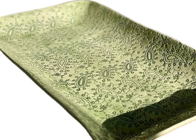 Serveringsfat 52 x 28 cm - dark green