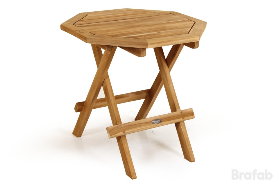 Syros sidobord 50x50 cm H 50 cm åttakantigt / ribbmönstrat