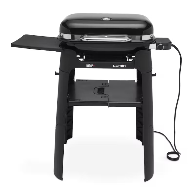 Lumin Elgrill med stativ - black