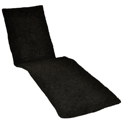 Solvagnsdyna Fårskinn - svart fårskinn