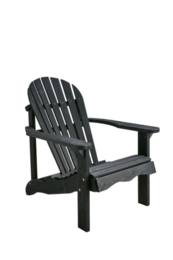 Skule däckstol - svart furu