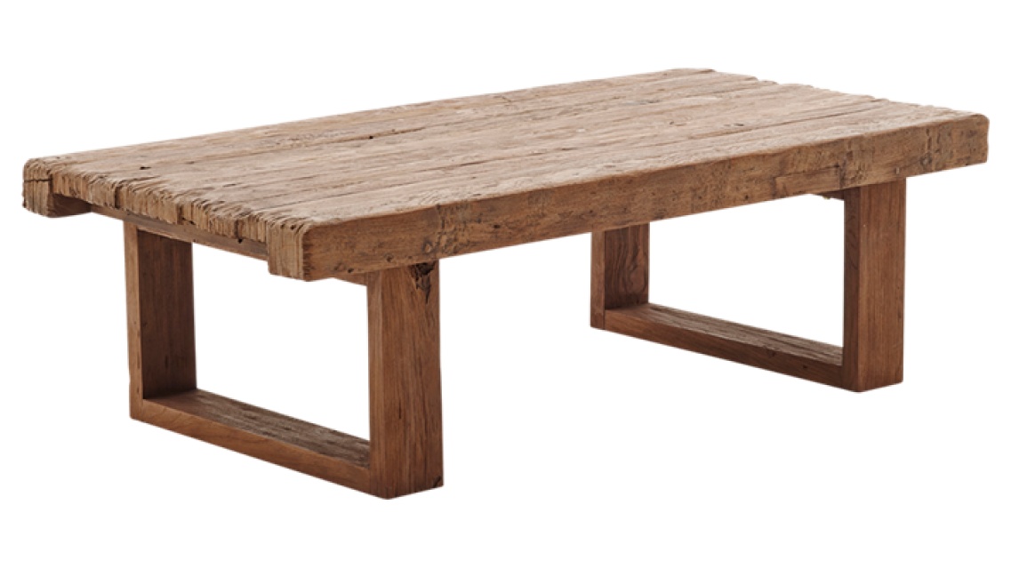 Alexander soffbord 130x66 cm - old teak