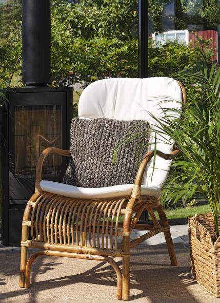 Vallda dyna till fåtölj - offwhite