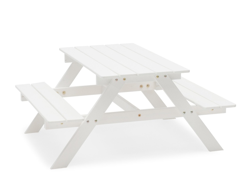 Småland Picnic mini 48x90 H50 cm - vit