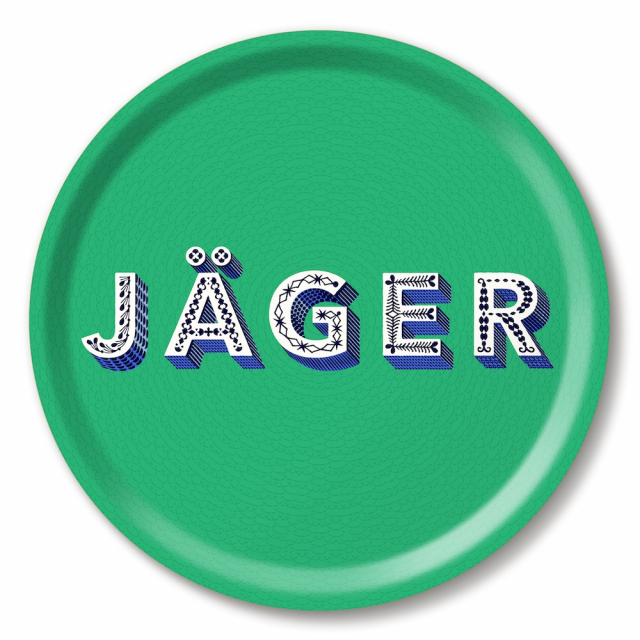 Jäger bricka Ø 31 cm - green