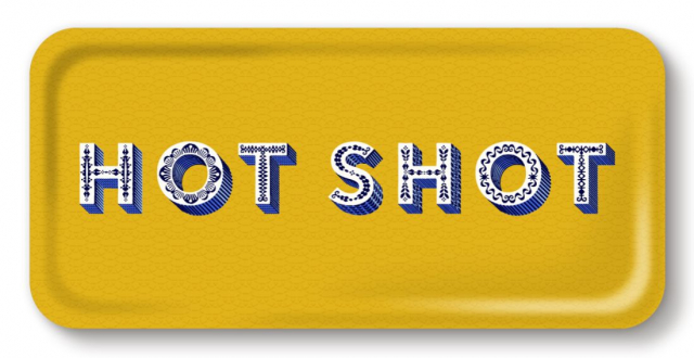 Spritz bricka 32x15 cm - yellow